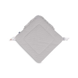 ROŻEK MUŚLINOWY TEDDY SZARY 75x75