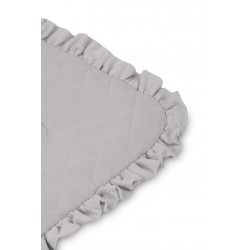 ROŻEK MUŚLINOWY TEDDY SZARY 75x75