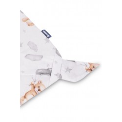 ROŻEK MUŚLINOWY TEDDY SZARY 75x75