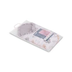 ROŻEK MUŚLINOWY TEDDY SZARY 75x75