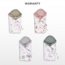 ROŻEK MUŚLINOWY TEDDY SZARY 75x75