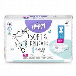 BELLA Baby Happy Pieluszki dla dzieci NEWBORN 42szt.