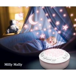 MILLY MALLY Zabawka pluszowa z projektorem Milly Bear Pink