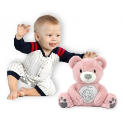 MILLY MALLY Zabawka pluszowa z projektorem Milly Bear Pink