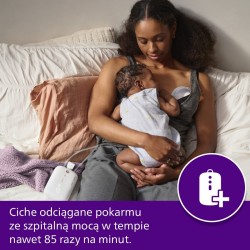AVENT SCF532/11 Elektryczny podwójny laktator samonośny