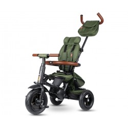 MILLY MALLY 6298 Qplay Rowerek Trójkołowy Rito Deluxe Rubber Olive