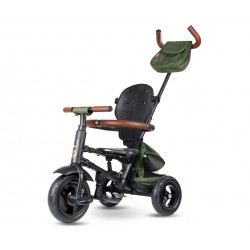 MILLY MALLY 6298 Qplay Rowerek Trójkołowy Rito Deluxe Rubber Olive