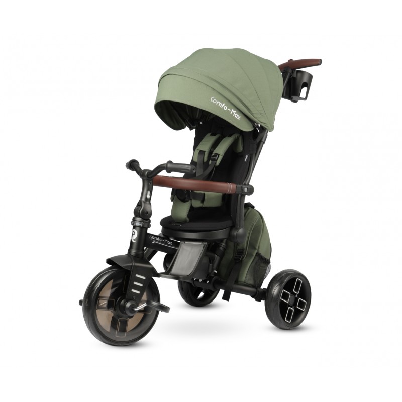 MILLY MALLY 6301 Qplay Rowerek Trójkołowy Comfo Max Olive Green
