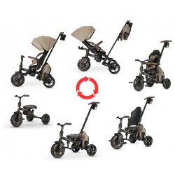 MILLY MALLY 6302 Qplay Rowerek Trójkołowy Comfo Max Coffe