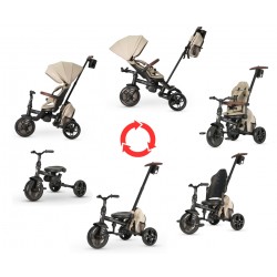 MILLY MALLY 6303 Qplay Rowerek Trójkołowy Comfo Max Beige