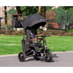 MILLY MALLY 6308 Qplay Rowerek Trójkołowy Nova Deluxe Black