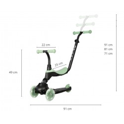 MILLY MALLY 6309 Qplay Hulajnoga Sema Evo 3w1 Green