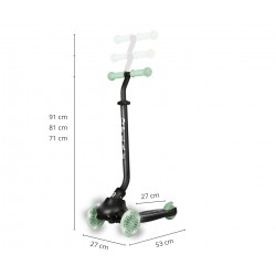 MILLY MALLY 6309 Qplay Hulajnoga Sema Evo 3w1 Green