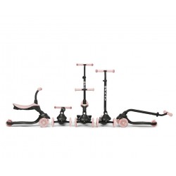 MILLY MALLY 6310 Qplay Hulajnoga Sema Evo 3w1 Coral Pink