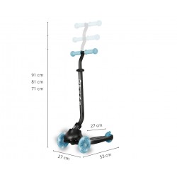 MILLY MALLY 6311 Qplay Hulajnoga Sema Evo 3w1 Sky Blue