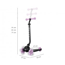 MILLY MALLY 6313 Qplay Hulajnoga Sema Evo 3w1 Violet