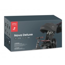 MILLY MALLY 6308 Qplay Rowerek Trójkołowy Nova Deluxe Black