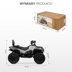 POJAZD NA AKUMULATOR OUTLANDER KHAKI