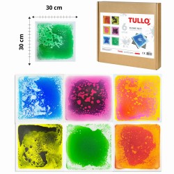 TULLO 702 Ścieżka sensoryczna - sensoryczne płytki z cieczą 6 szt.