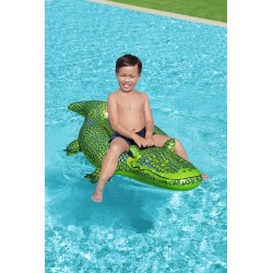 BESTWAY 41477 Dmuchany krokodyl do pływania z uchwytem 1,52mx71cm