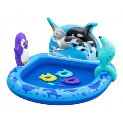 BESTWAY 53156 Basen dmuchany/Plac zabaw Arktyka 1,34mx1,31mx73cm