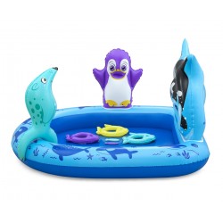 BESTWAY 53156 Basen dmuchany/Plac zabaw Arktyka 1,34mx1,31mx73cm