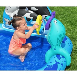 BESTWAY 53156 Basen dmuchany/Plac zabaw Arktyka 1,34mx1,31mx73cm