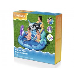 BESTWAY 53156 Basen dmuchany/Plac zabaw Arktyka 1,34mx1,31mx73cm