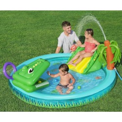 BESTWAY 53166 Zatoka krokodyli - wodny plac zabaw 2,24mx1,81mx72cm