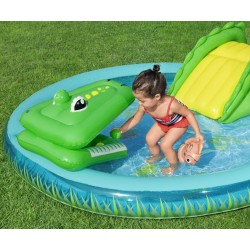 BESTWAY 53166 Zatoka krokodyli - wodny plac zabaw 2,24mx1,81mx72cm