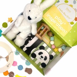 CLASSIC WORLD CW10027 Pastelowy Zestaw dla Niemowląt Box Pierwsze Zabawki od 0 - 6 miesięcy