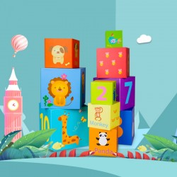 CLASSIC WORLD CW3567 Magic Box Blocks Puzzle Tower Box Educational Toy