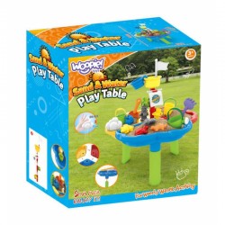 WOOPIE 46446 Stolik Wodny Piaskownica 3w1 Statek Piracki 13 el.