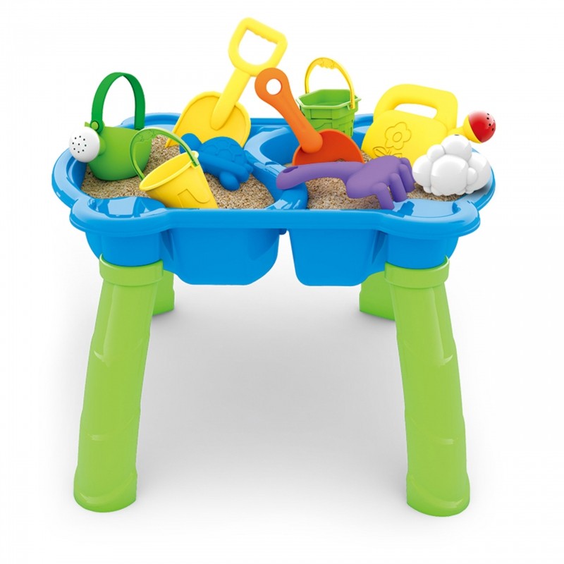 WOOPIE 46484 Stolik Wodny 2w1 Piaskownica 9 akc.