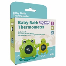 WOOPIE 53576 Termometr do Kąpieli 2w1 Mierzenia Temperatury Wody i Pomieszczenia Żółwik