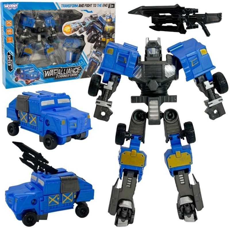 WOOPIE 53897 Robot Transformujący 2w1 Pojazd Bojowy