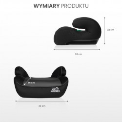 FOTELIK LEO I-SIZE GREY (125-150)