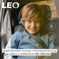 FOTELIK LEO I-SIZE DEEP GREEN (125-150)