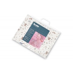 KOMPLET DO WÓZKA MUŚLIN KRÓLICZKI BIAŁY