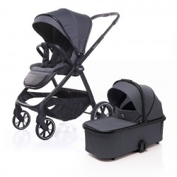 4 BABY Wózek uniwersalny FOSTER 2w1 GRAPHITE