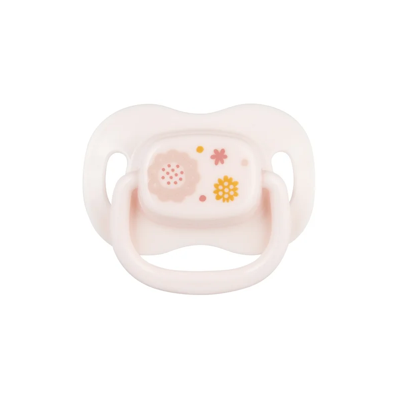 CANPOL 22/581_pin_new Smoczek uspokajający silikon symetryczny 6-18m Newborn Baby różowy