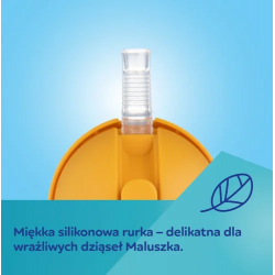 CANPOL 56/617 Kubek niekapek z rurkąi odważnikiem BabiesBoo panda biały