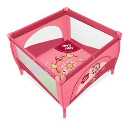 BABY DESIGN Kojec dziecięcy PLAY 08 różowy