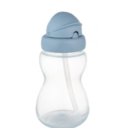 CANPOL 56/109_blu2 Bidon ze składaną rurką silikonową 270 ml niebieski