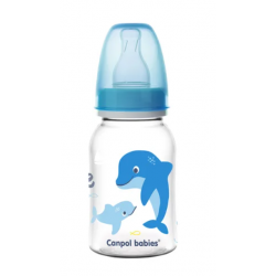 CANPOL 59/300 Butelka wąska 120ml PP LOVE&SEA niebieska