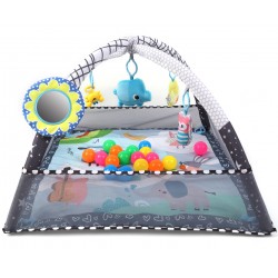 MILLY MALLY 6146 TinyMini JL652-1A Mata edukacyjna 2w1 Kojec z piłeczkami