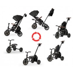 MILLY MALLY 6300 Qplay Rowerek Trójkołowy Comfo Max Black