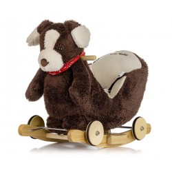 MILLY MALLY 4771 Piesek Polly Plus na biegunach - Brown Dog