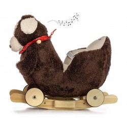 MILLY MALLY 4771 Piesek Polly Plus na biegunach - Brown Dog