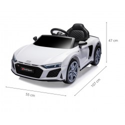 MILLY MALLY 5727 Pojazd na akumulator Audi R8 Spyder White